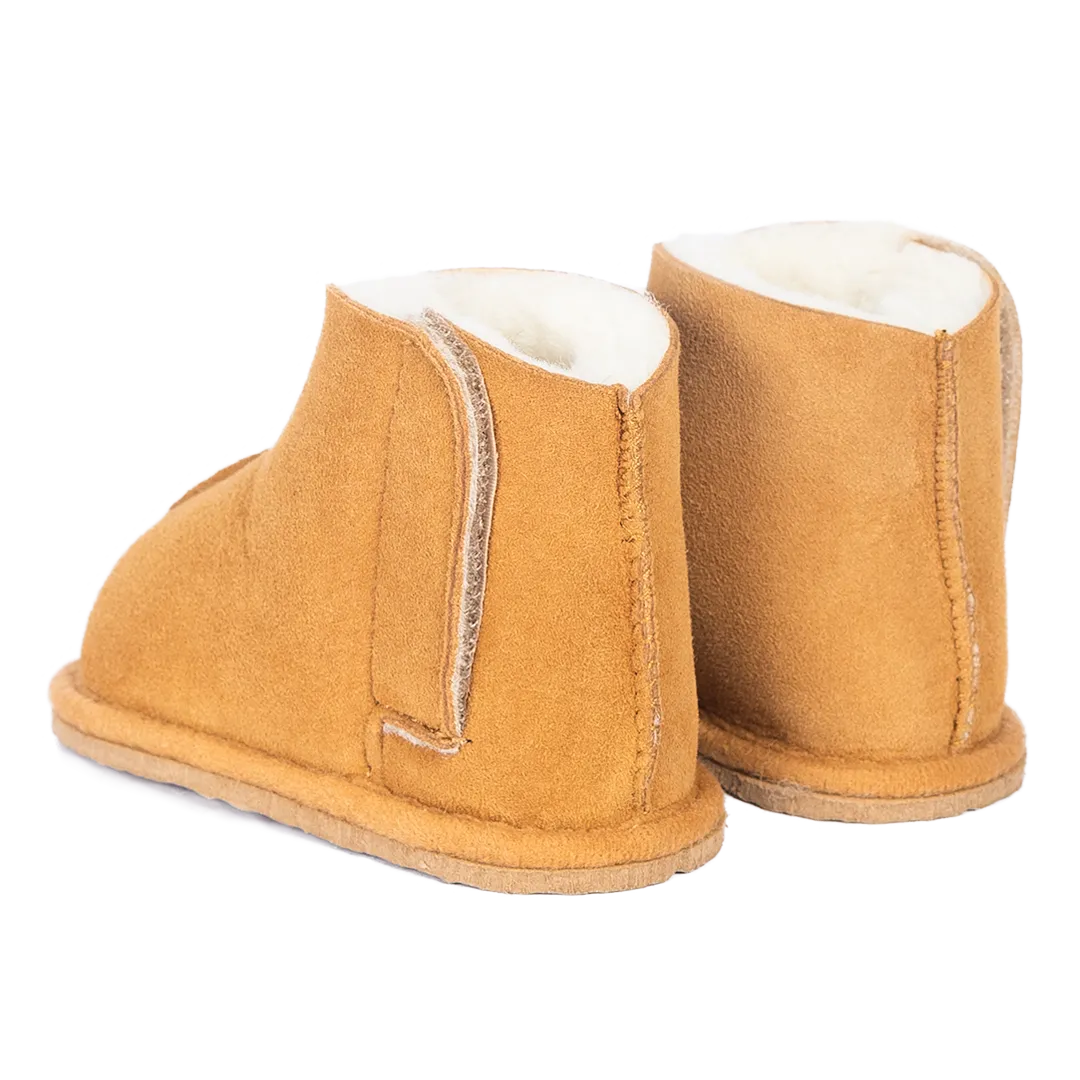Soft slipper with lamb fur