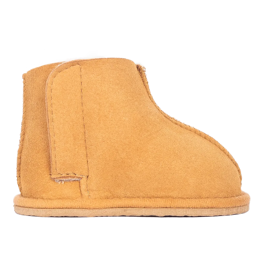 Soft slipper with lamb fur