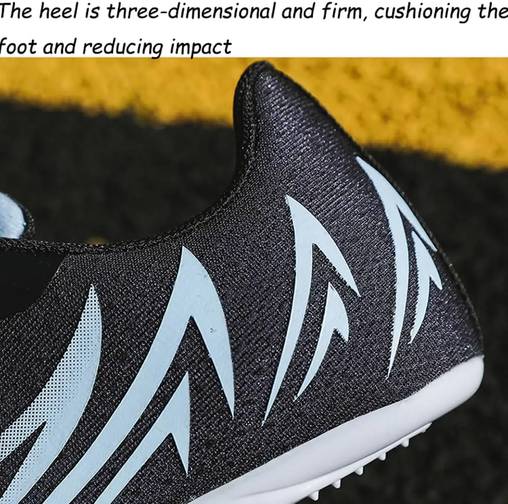 Sprint Track and Field Spike Shoes, unisex gradient color 8 Nails Track Shoes, Track Spikes Men Women Lightweight Fashion Running Spikes Track Shoes 100-400 Meter Race Sprinting Spikes Shoes,35-44 EU