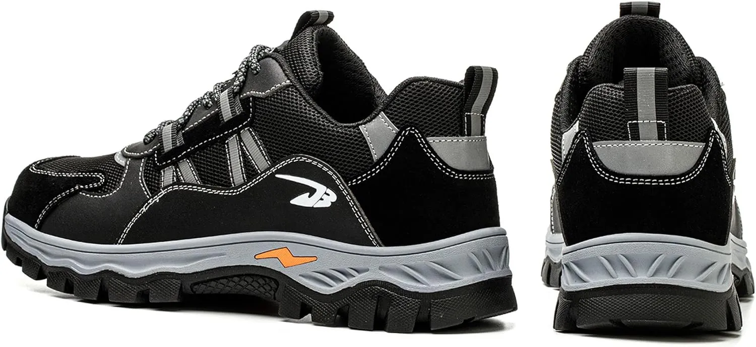 Steel Toe Safety Shoes for Men Women Work Sneakers Breathable Lightweight Industrial & Construction Shoe
