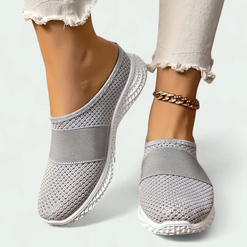 Strazoro | Women's Slip-On Trainers - Lightweight Breathable Walking Shoes