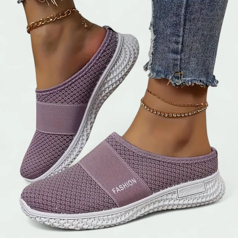 Strazoro | Women's Slip-On Trainers - Lightweight Breathable Walking Shoes