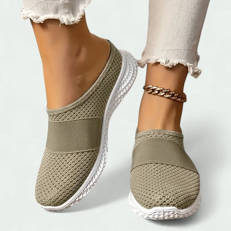 Strazoro | Women's Slip-On Trainers - Lightweight Breathable Walking Shoes