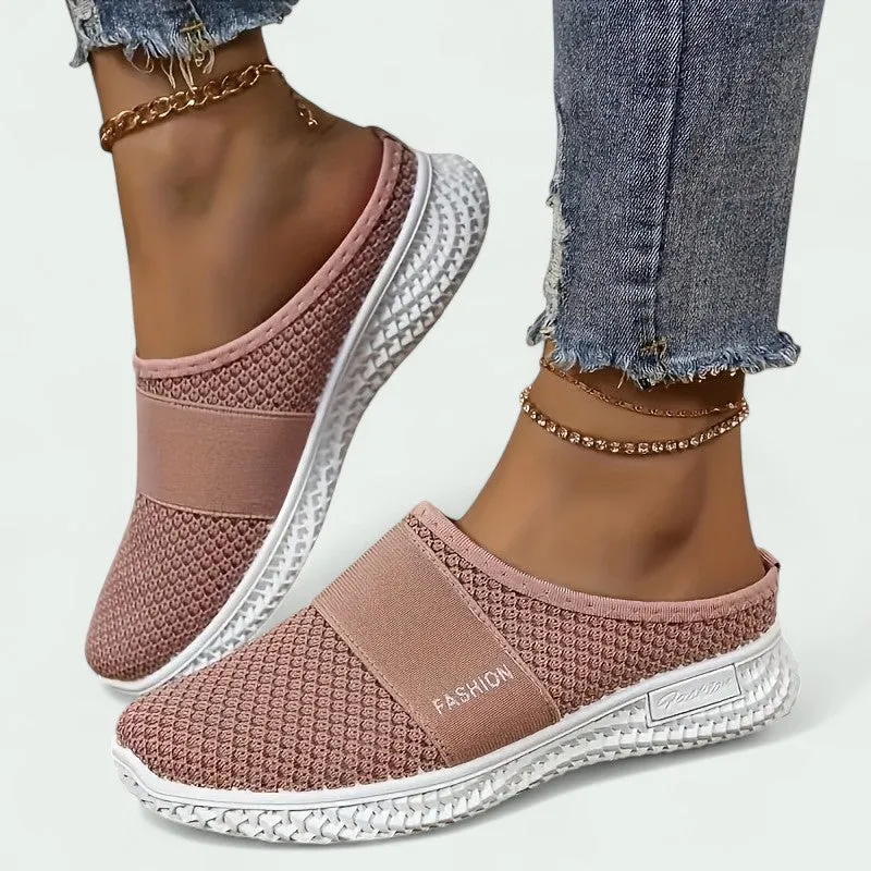 Strazoro | Women's Slip-On Trainers - Lightweight Breathable Walking Shoes