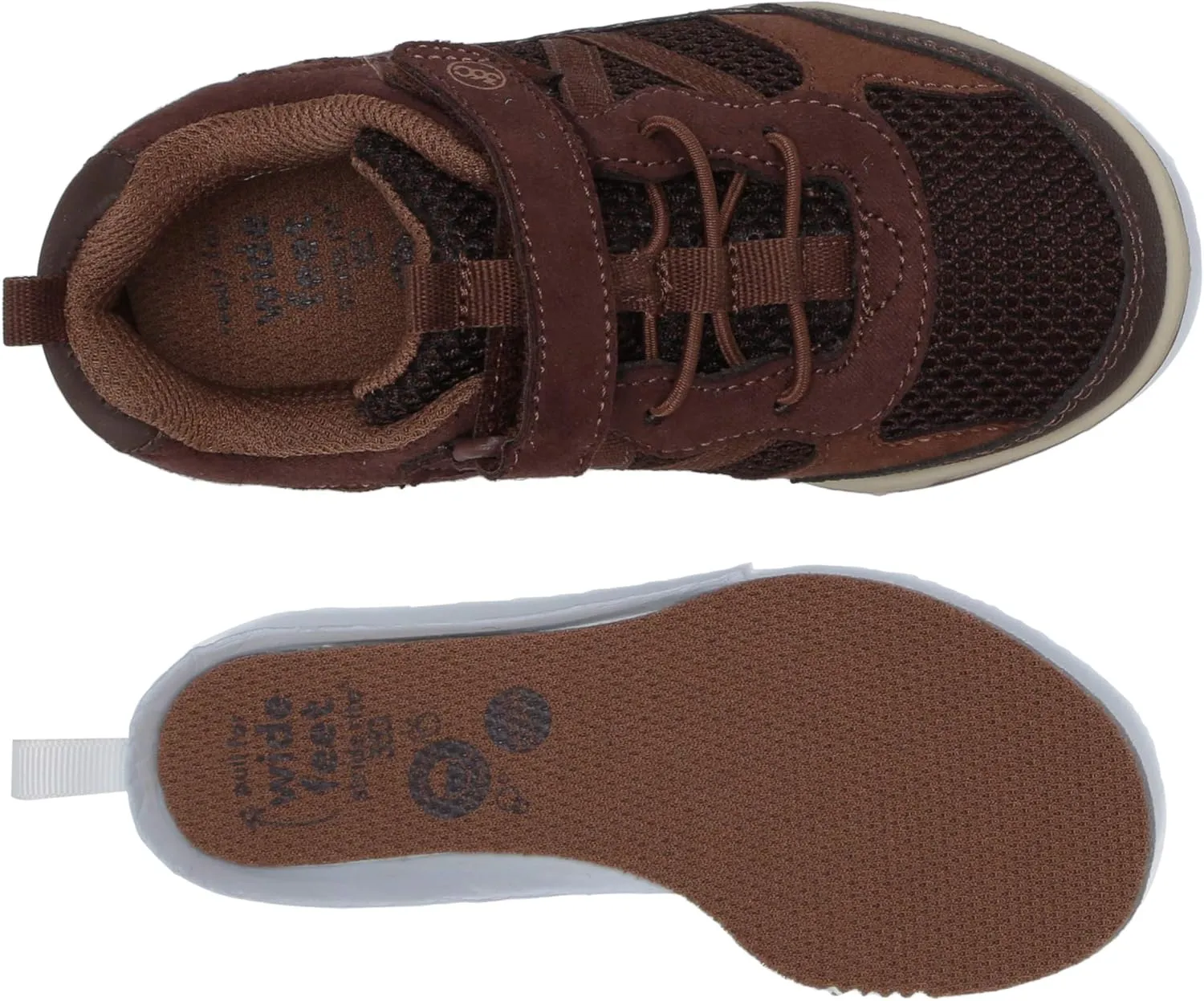 Stride Rite Unisex-Child Naya Dual Width Insole Casual Sneaker