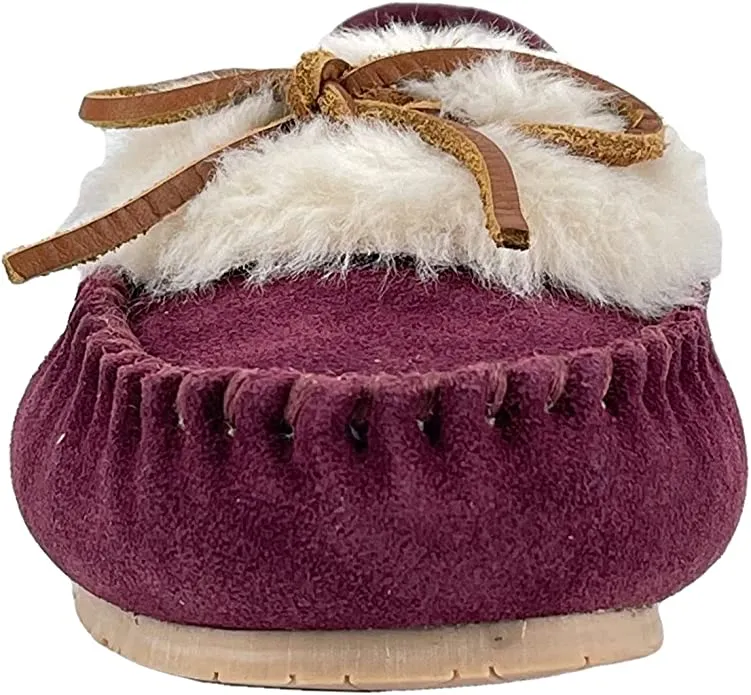 Suede Slip Moc Privacy-focused Squared Toe Casual Indoor Women's Slippers and Clarks Remote-controlled Outdoor On