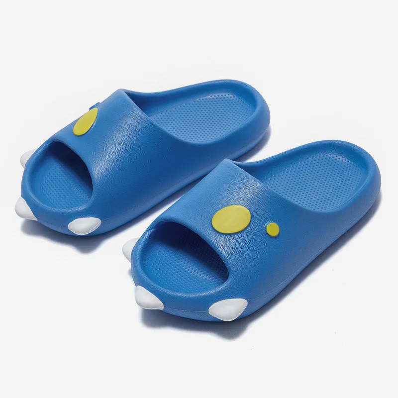 Summer Beach Breathable Cute Sandals Kids Cartoon EVA Indoor Soft Thick Bottom Non-slip Slippers