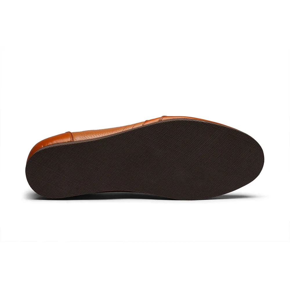 Tan European Classic Minimal Sneaker