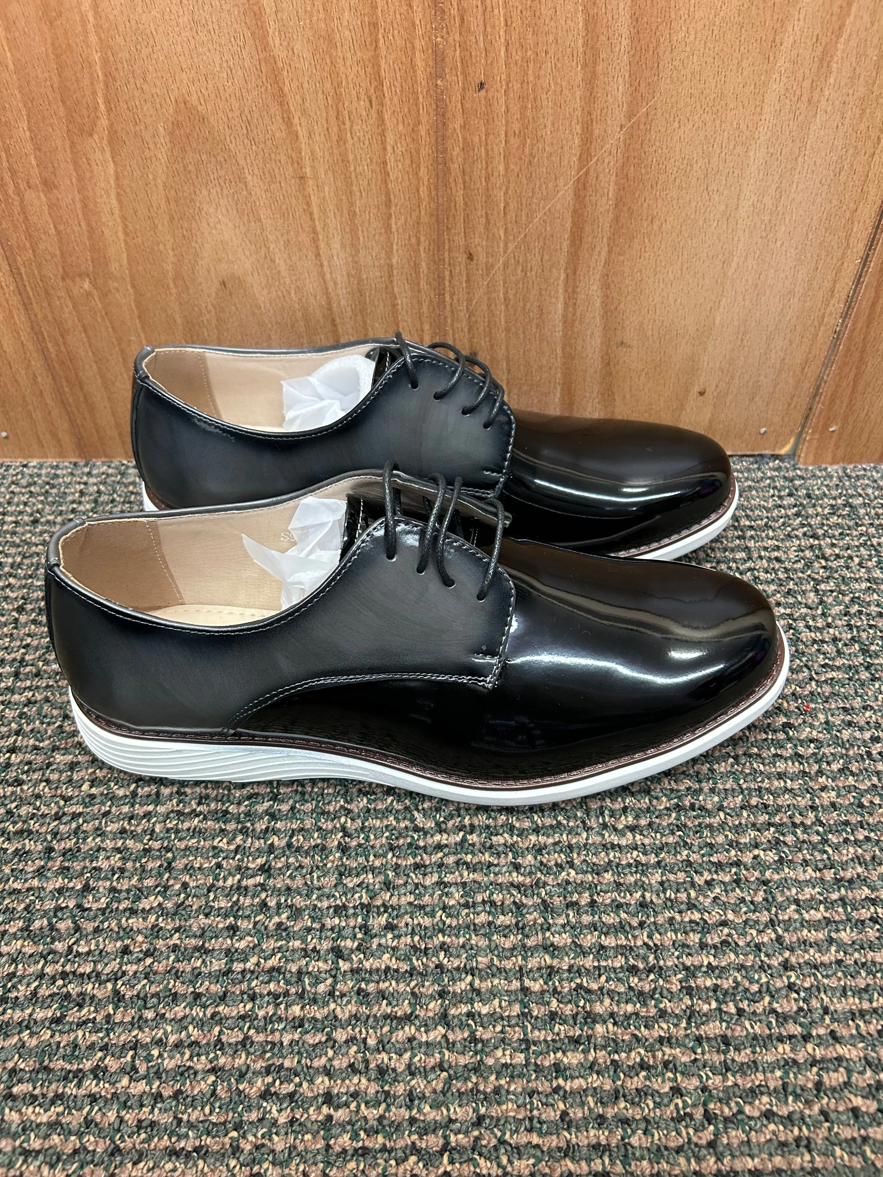 Terroni Black/Grey Lace-up Men’s Dress Shoe | S9