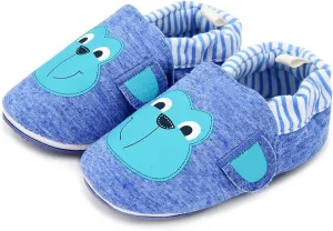 Timatego Toddler Baby Boys Girls Shoes Non Skid Slipper Sneaker Moccasins Infant First Walker House Walking Crib Shoes(6-24 Months)