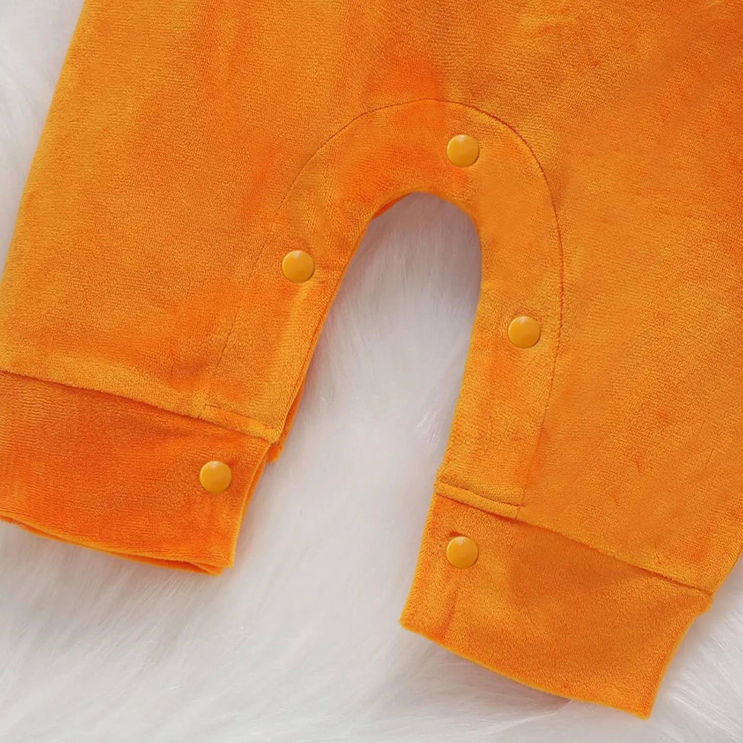 Toddler Baby Girls Boys Halloween Long Sleeve Pumpkin Face Pattern Romper  Cap  Slipper Socks 3Pcs Outfits
