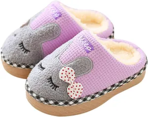 Toddler Slippers Boys Girls House Shoes Little Kids Home Indoor Bedroom Cute Warm Winter Slipper