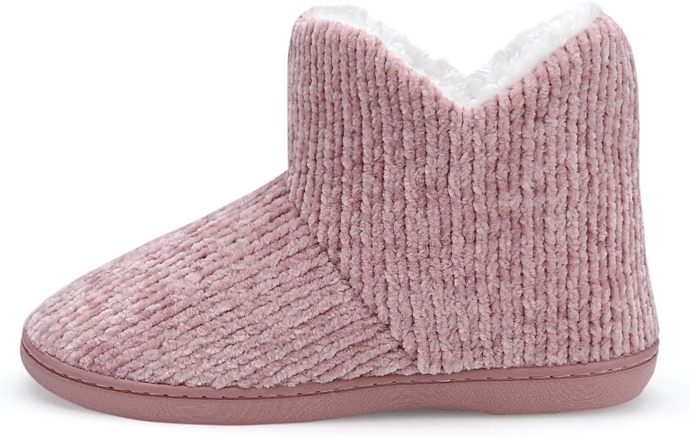 TUOBUQU Women Warm Bootie Slippers Fluffy Plush Indoor Outdoor Winter Booty Slippers