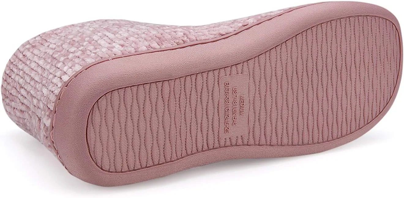 TUOBUQU Women Warm Bootie Slippers Fluffy Plush Indoor Outdoor Winter Booty Slippers
