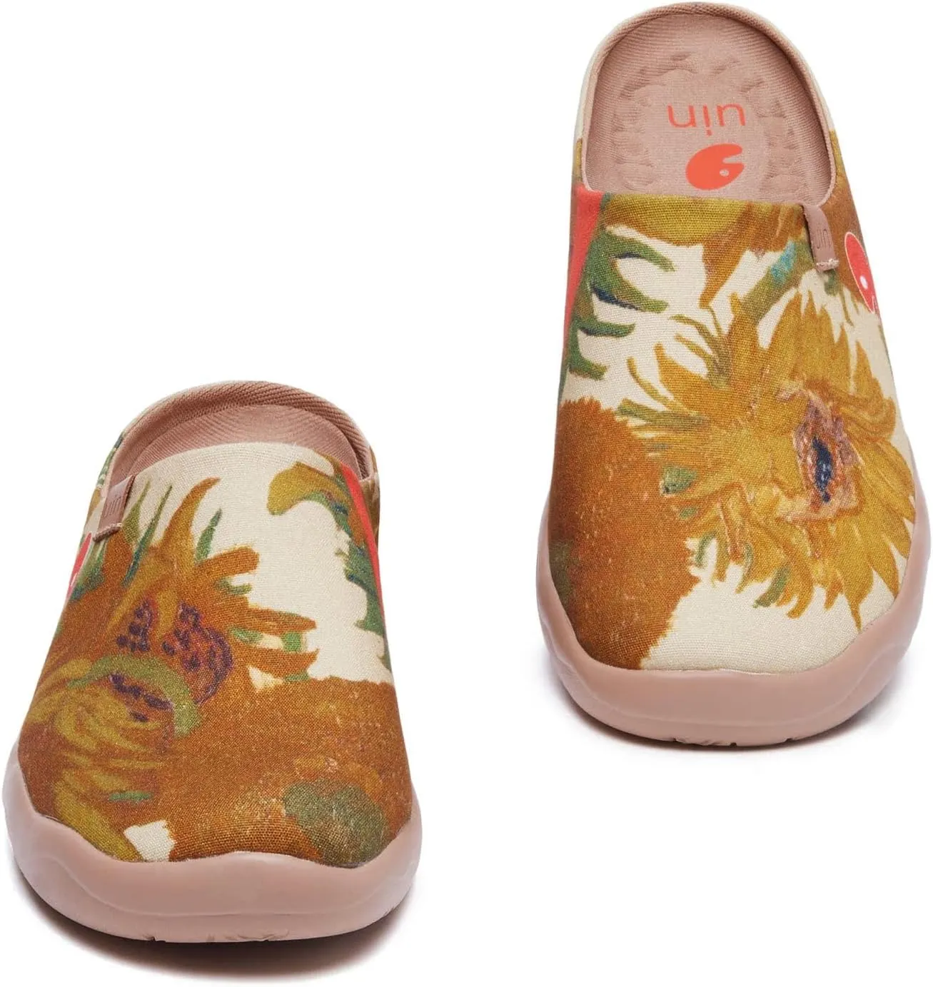 UIN Men's Painted Slipper Lightweight Comfort Mules Walking Casual Household Slip Ons Art Travel Shoes Malaga