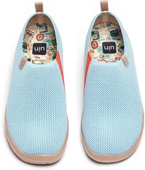 UIN Women's Slip Ons Lightweight Flats Sneakers Walking Casual Loafers Solid Color Travel Shoes