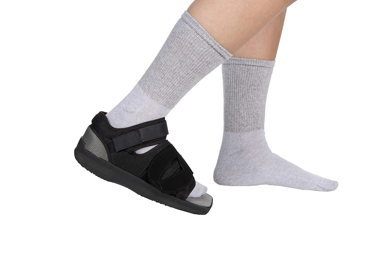 United Ortho Post-Op Shoe - Orthopedic Adjustable Recovery Shoe For Broken Foot or Toe, Post Surgery, Lightweight Medical Shoe, Left or Right Foot, (Men's Large)