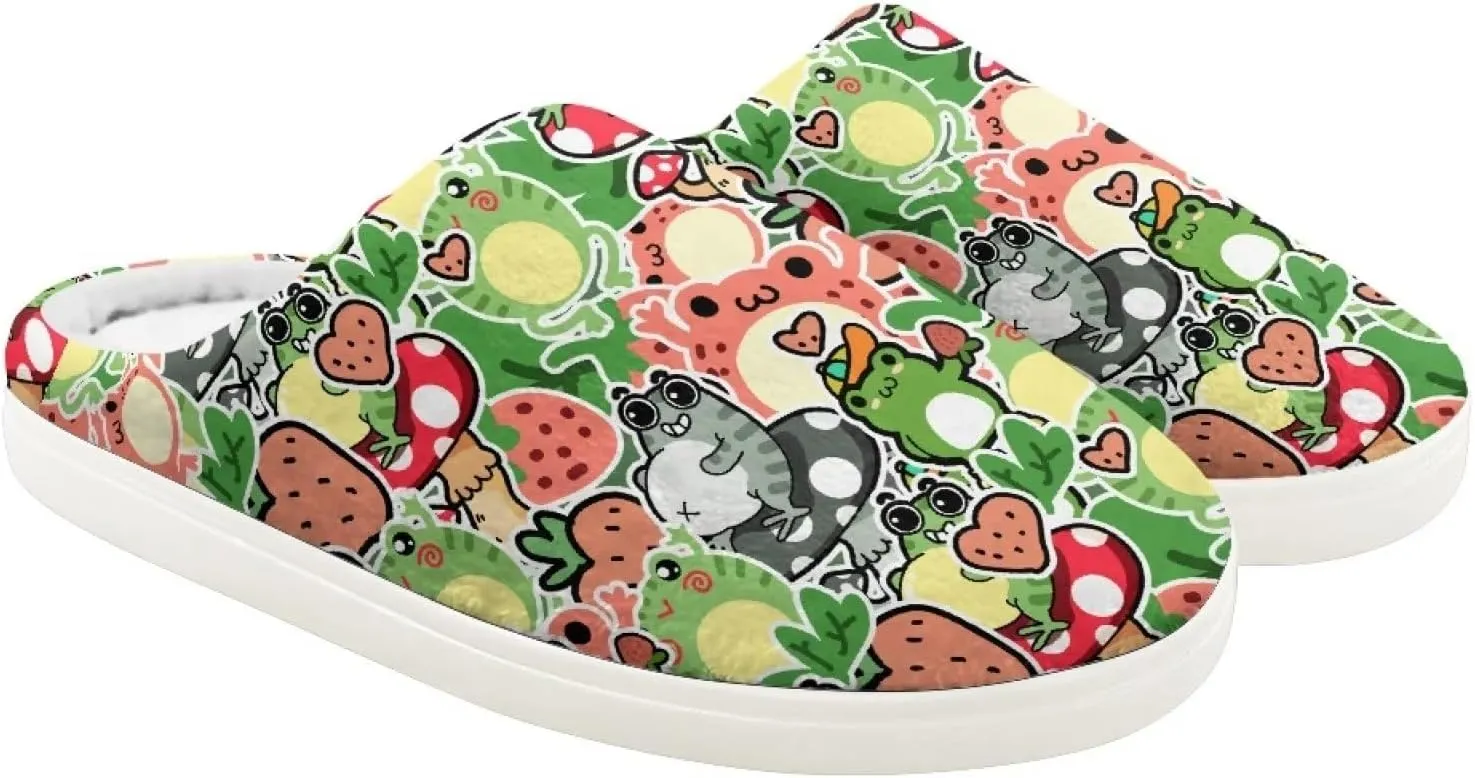 US 9-US 14.9 Unisex Girls and Boys Plush Slippers House Bedroom Shoes Warm Cozy Lightweight Kids Shoes
