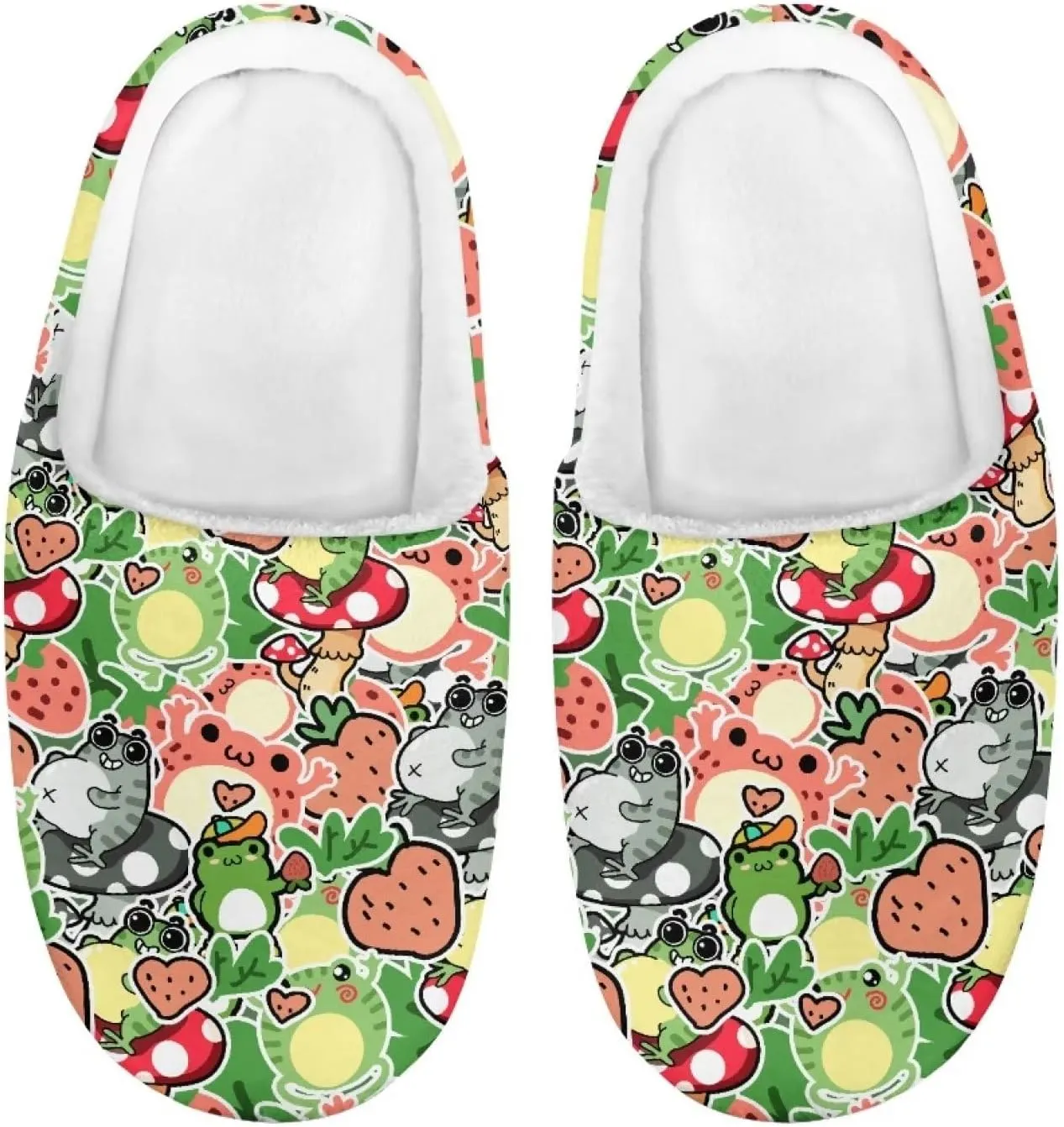 US 9-US 14.9 Unisex Girls and Boys Plush Slippers House Bedroom Shoes Warm Cozy Lightweight Kids Shoes