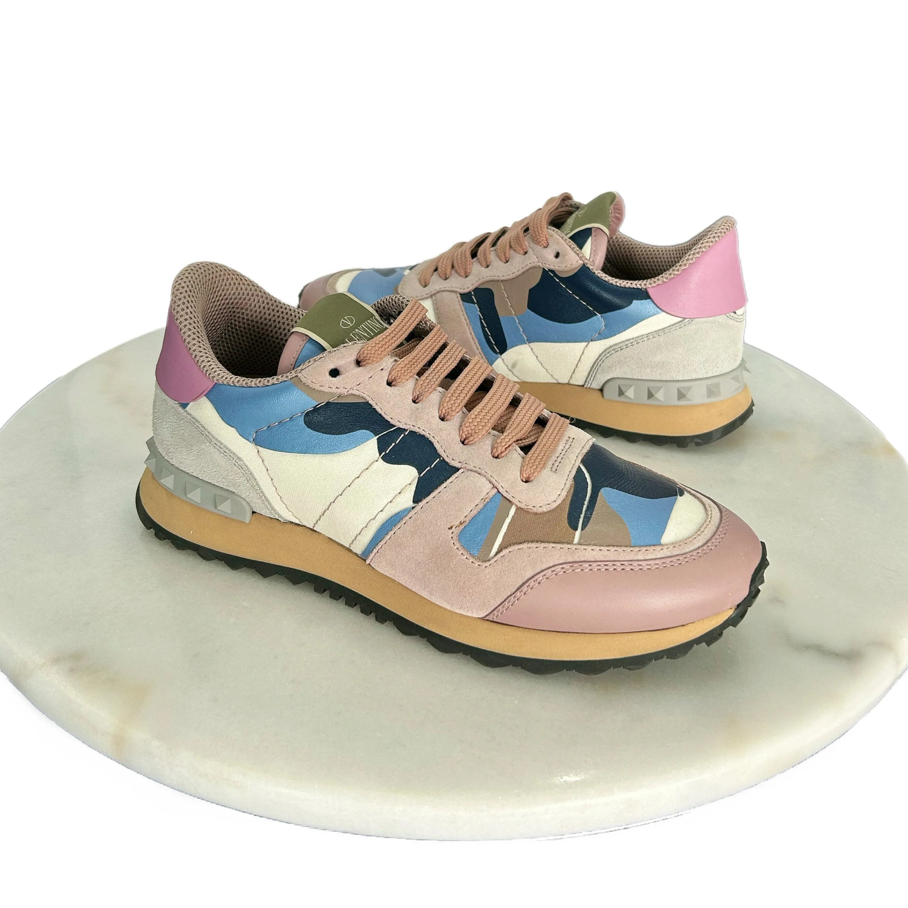 VALENTINO - Camouflage Rockrunner Sneakers Sz 36