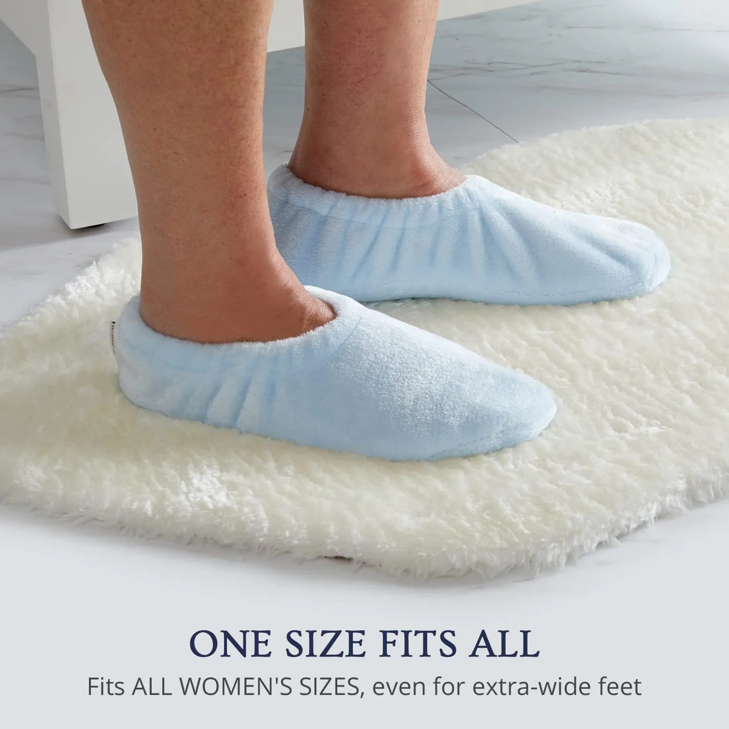 Velvet Plush Memory Foam Warm Slipper Socks For Women | Non-Slip One Size Fuzzy Socks For Women | Ultra Plush and Cozy Warmth Collection