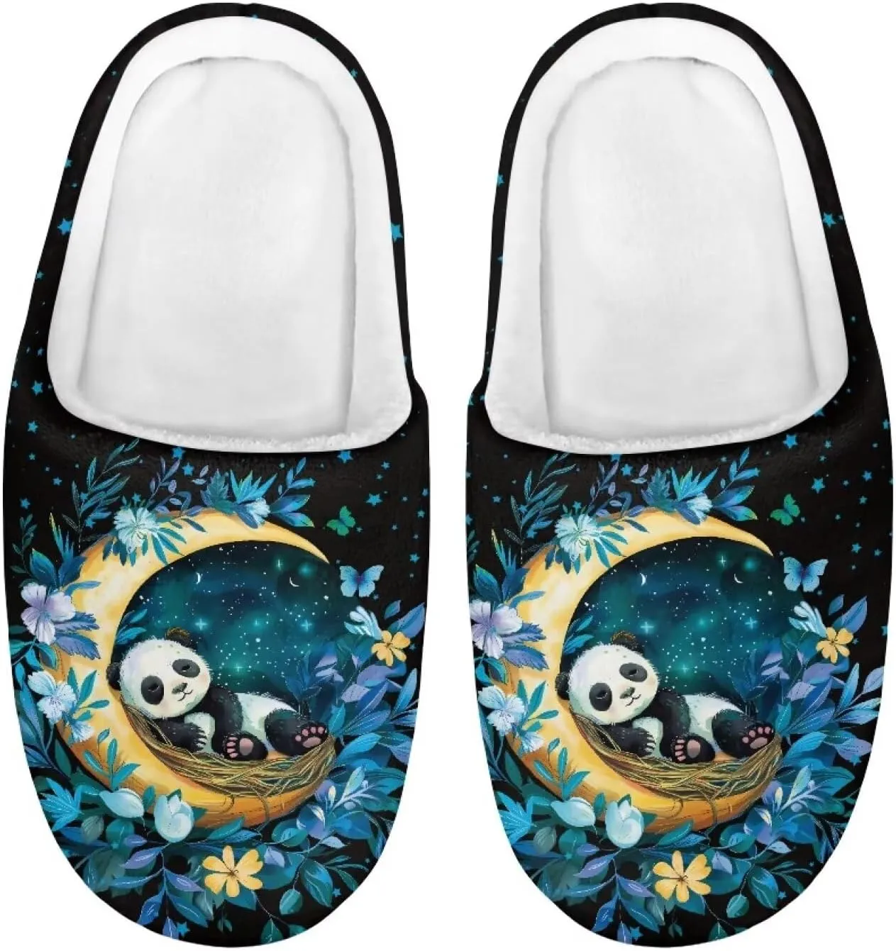 Veniyate House Slippers Cozy Plush Indoor Outdoor House Shoes Bedroom Slippers for Toddler Kid