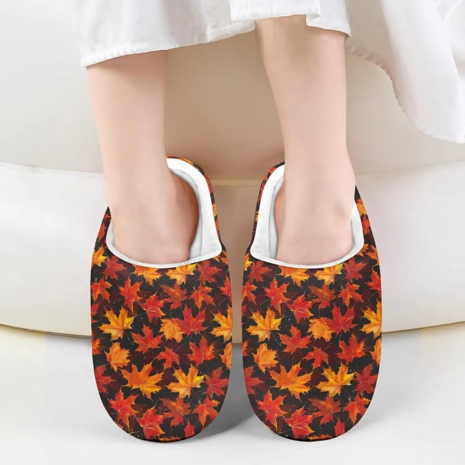 Veniyate Kids Fuzzy House Memory Foam Slippers Bedroom Shoes Cozy Indoor Slide for Boys Girls