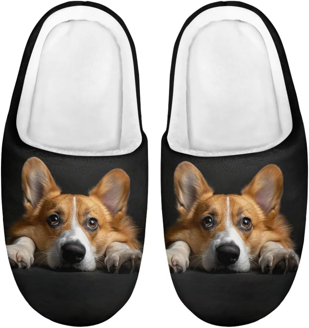 Veniyate Plush Warm Slippers for Girls Boys Kids Toddlers Winter Indoor House Home Shoes