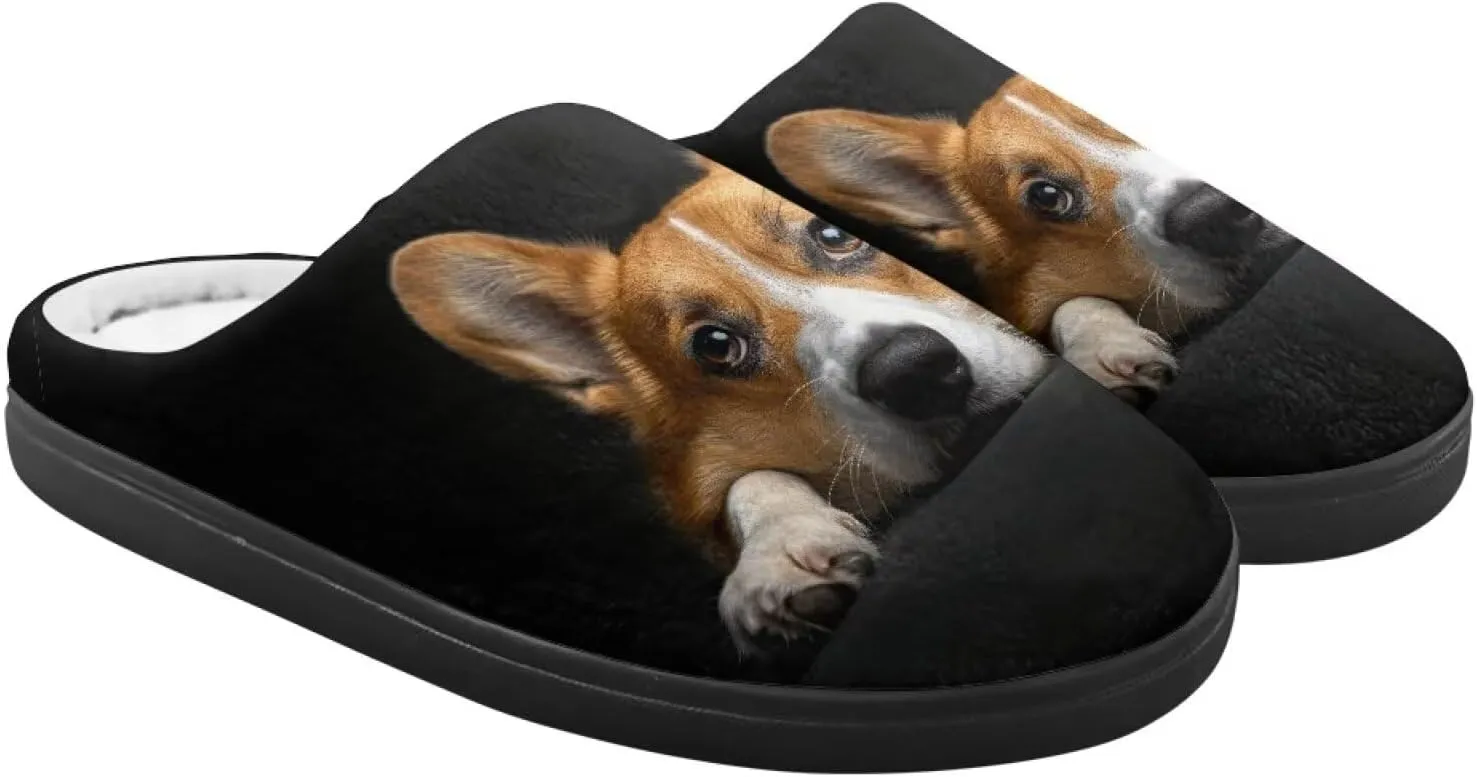 Veniyate Plush Warm Slippers for Girls Boys Kids Toddlers Winter Indoor House Home Shoes