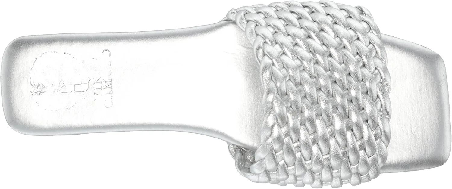 Vince Camuto Women's Footwear Arissa Woven Flat Sandal Slide