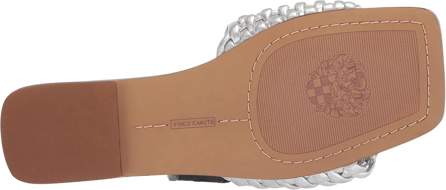 Vince Camuto Women's Footwear Arissa Woven Flat Sandal Slide