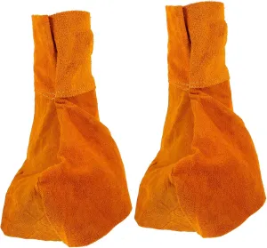Welding Boot Protector Cover Men's Cowhide Foot Shoe Covers Heat Non-skid Random