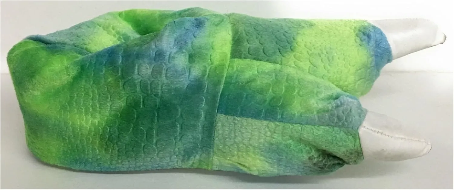 Wild Ones Furry Animal Claw Slippers for Toddlers, Kids and Adults