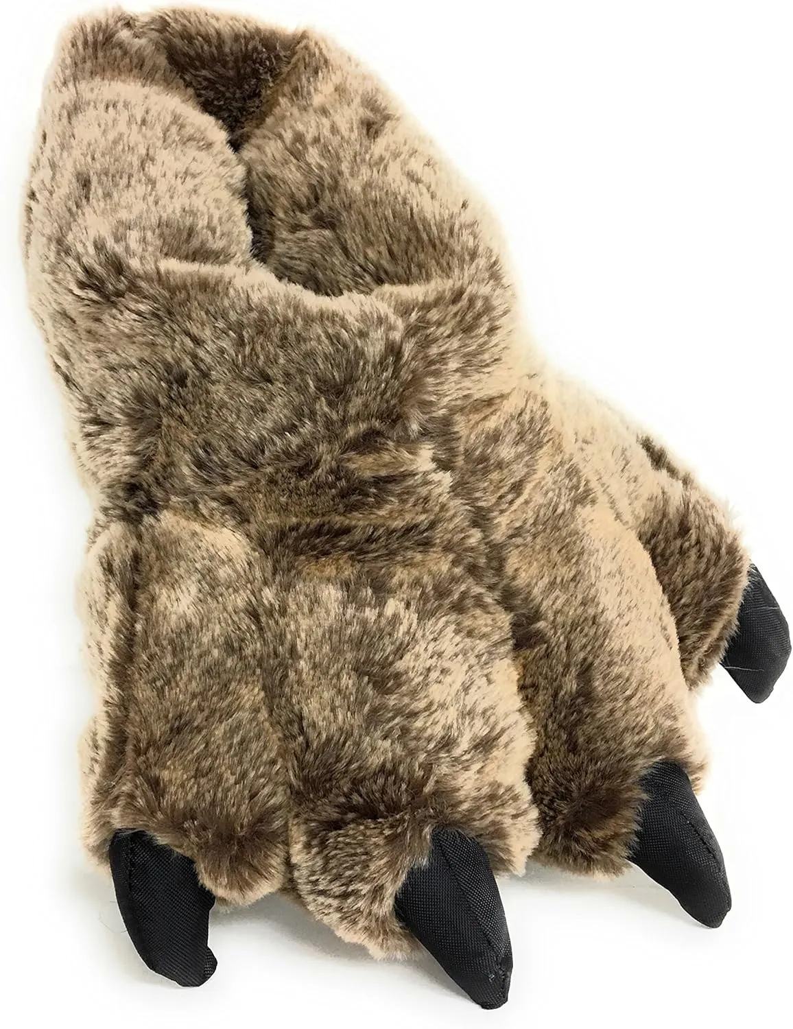 Wild Ones Furry Animal Claw Slippers for Toddlers, Kids and Adults