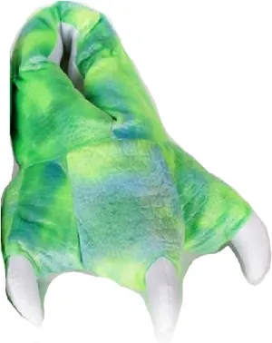 Wild Ones Furry Animal Claw Slippers for Toddlers, Kids and Adults