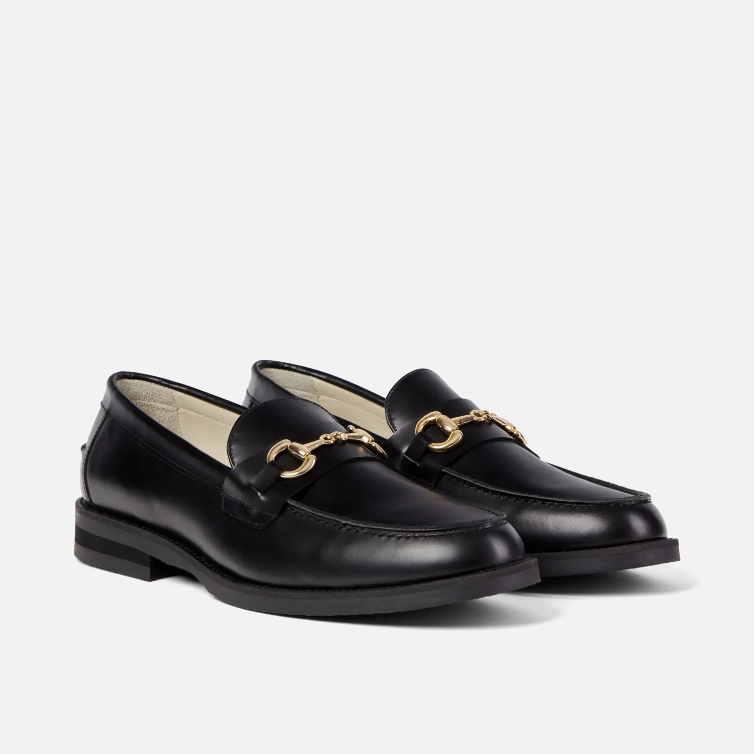Wilde Black Bit Loafer - Men's