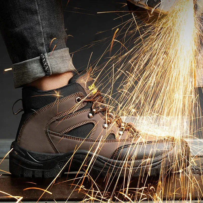 Wildking Men's Lightweight Work Safety Shoes R025