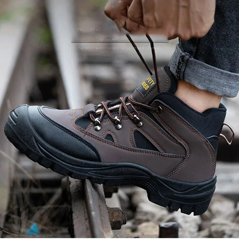 Wildking Men's Lightweight Work Safety Shoes R025