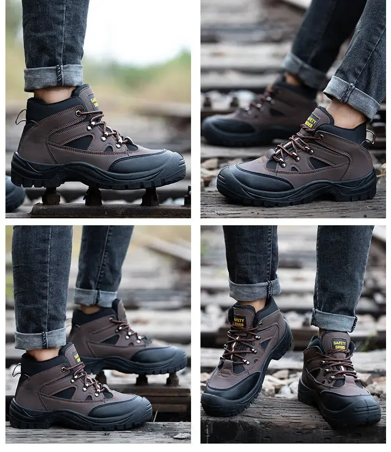 Wildking Men's Lightweight Work Safety Shoes R025
