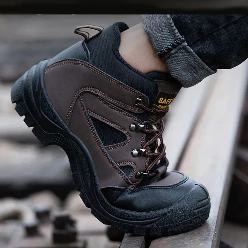 Wildking Men's Lightweight Work Safety Shoes R025