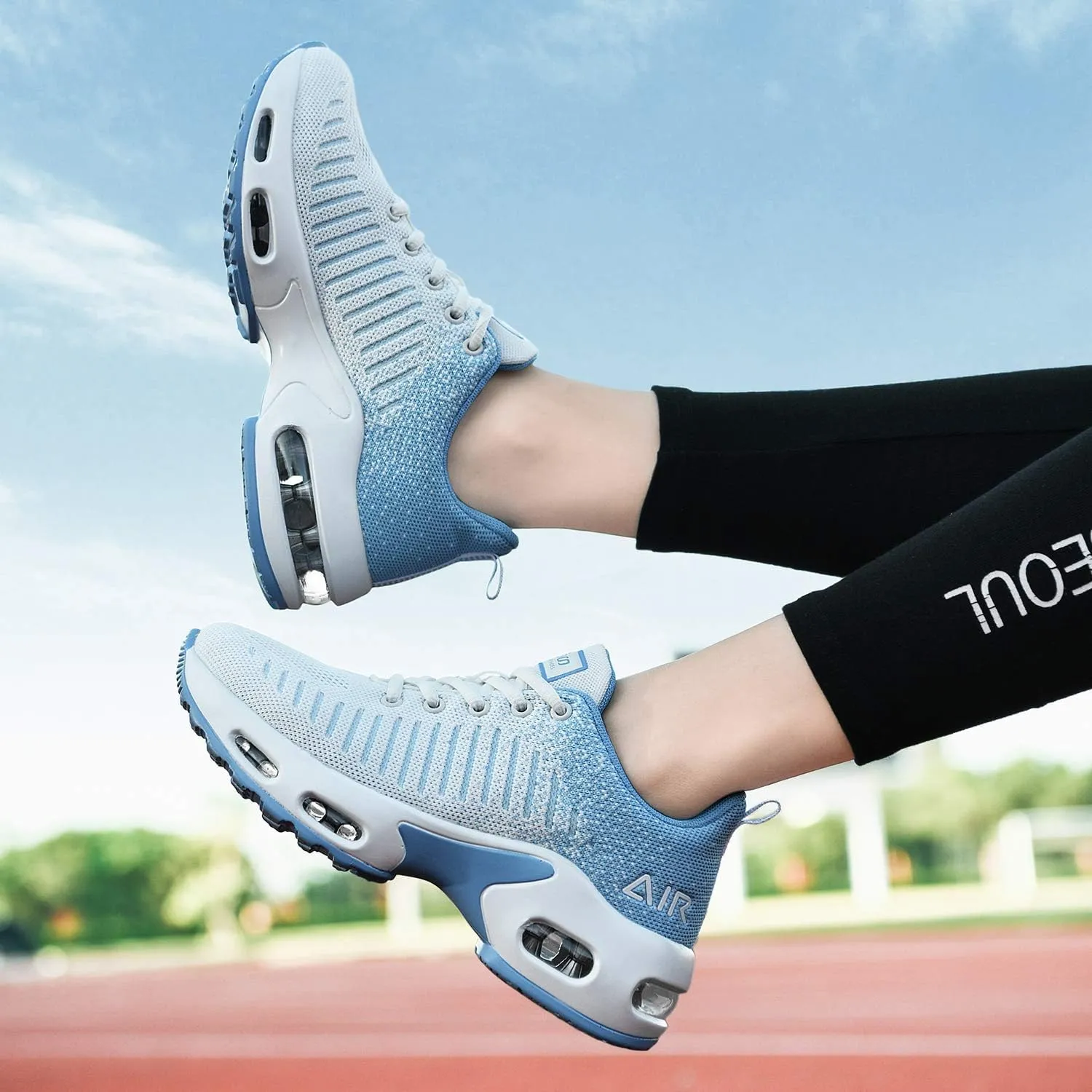 Women Air Running Sneakers Lightweight Walking Athletic Gym Sports Tennis Shoes