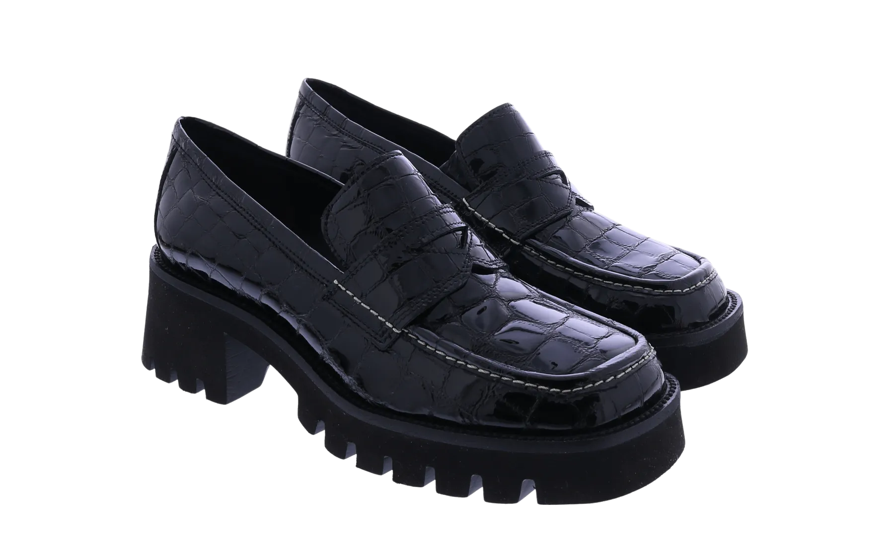 Women Croco lacquer