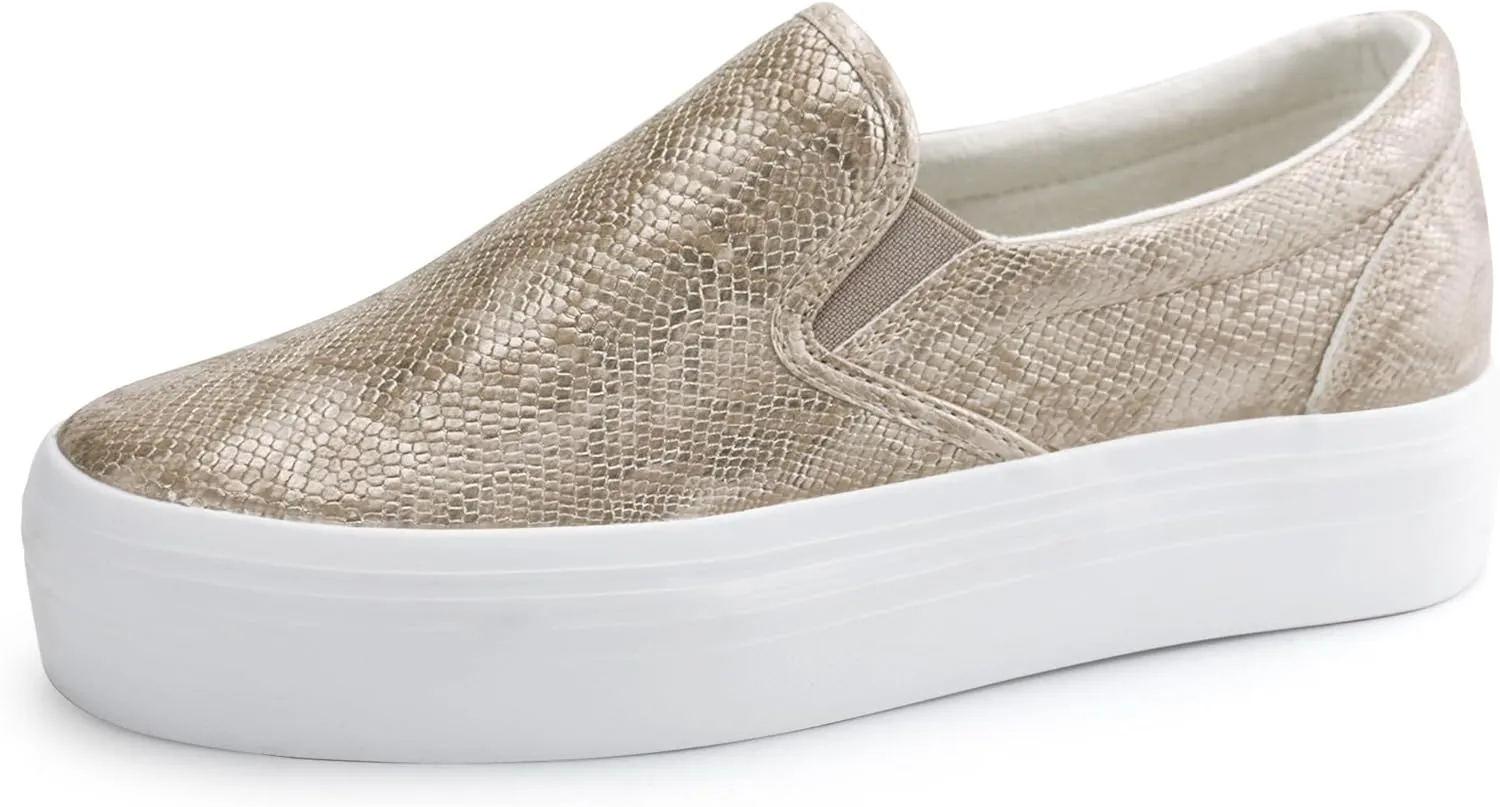 Women Slip-On Platform Loafers Casual Comfortable Loafer Shoes