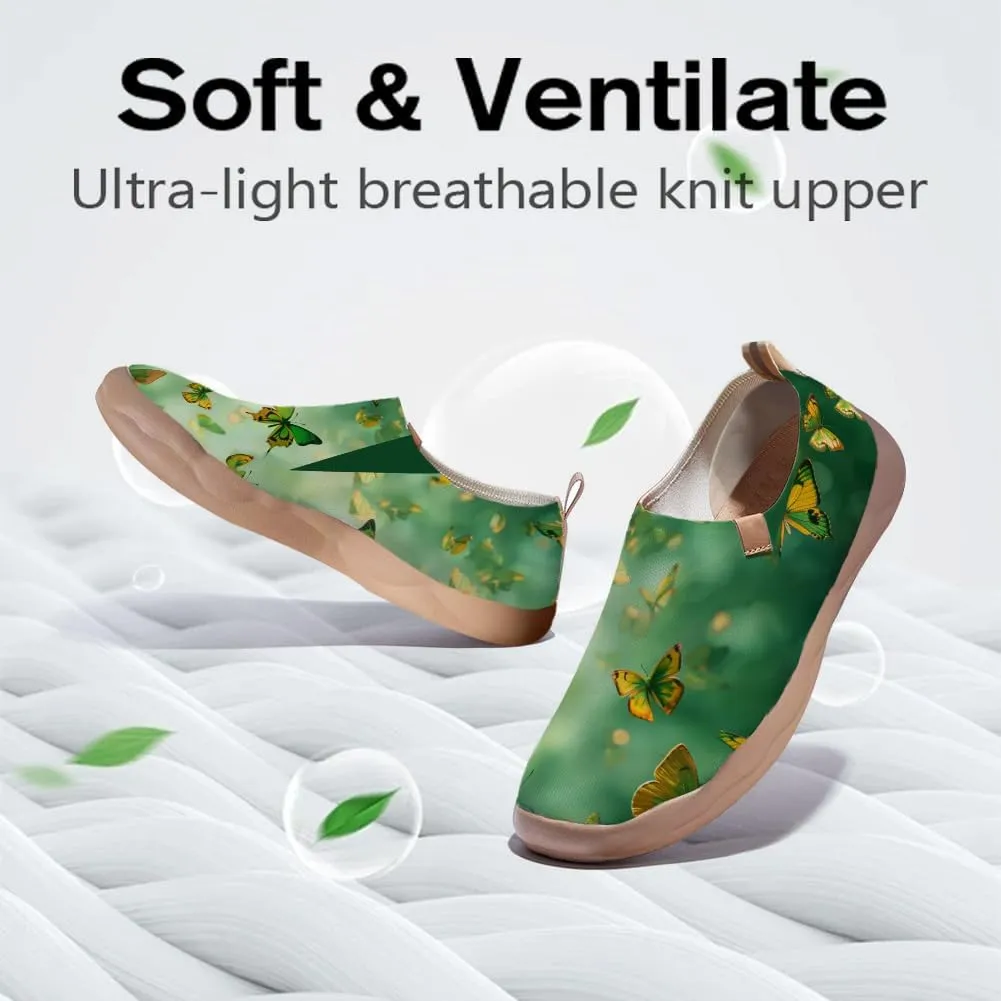 Women's Art Travel Shoes Slip On Casual Cozy Loafers Lightweight Comfort Fashion Sneaker