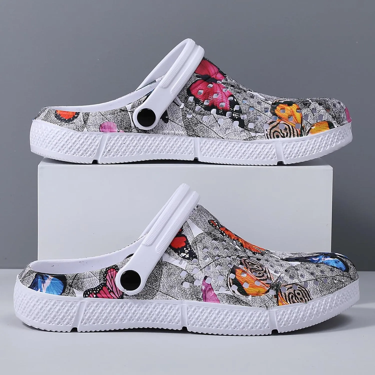 Women's Garden Clogs Shoes Casual Slipper Beach Sandals Anti-Slip Pool Water Shoes Home Slippers Summer Footwear