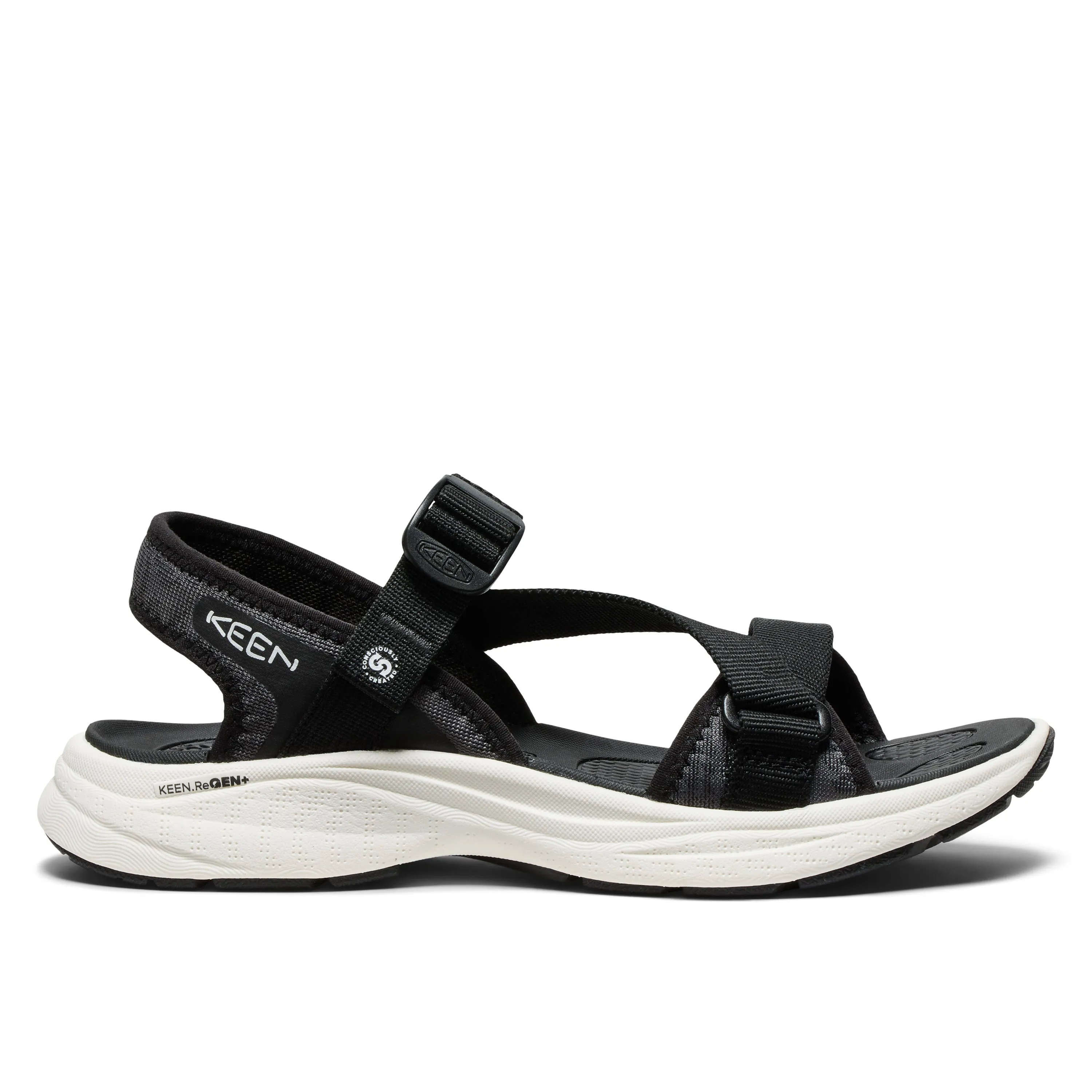 Women's Leiki Open-Toe Sandal Black Star White