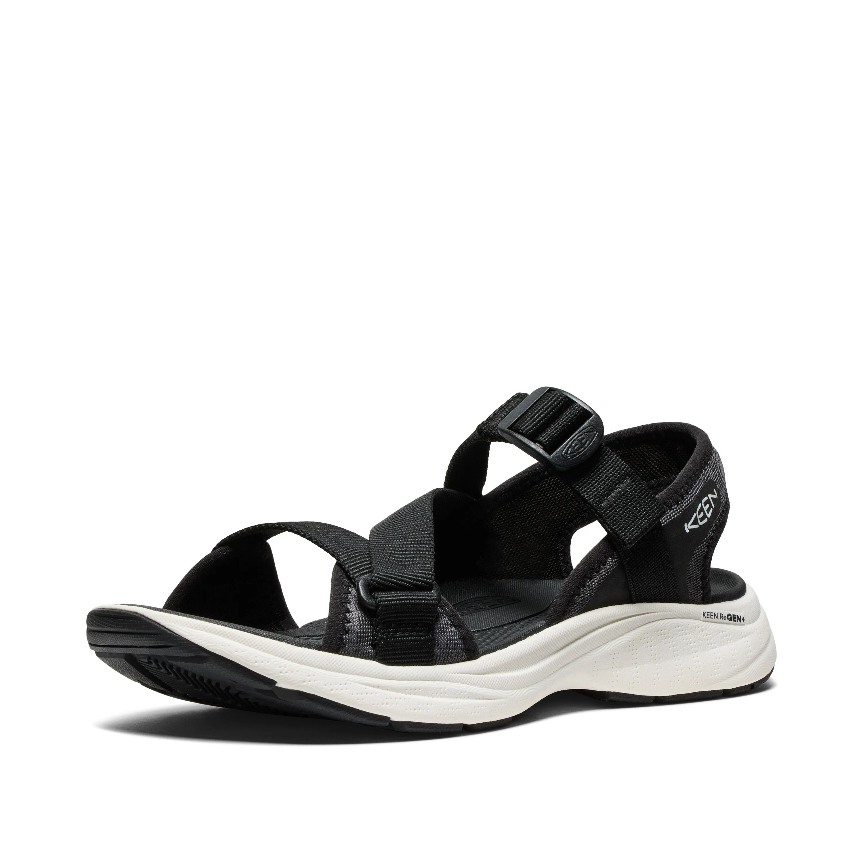Women's Leiki Open-Toe Sandal Black Star White