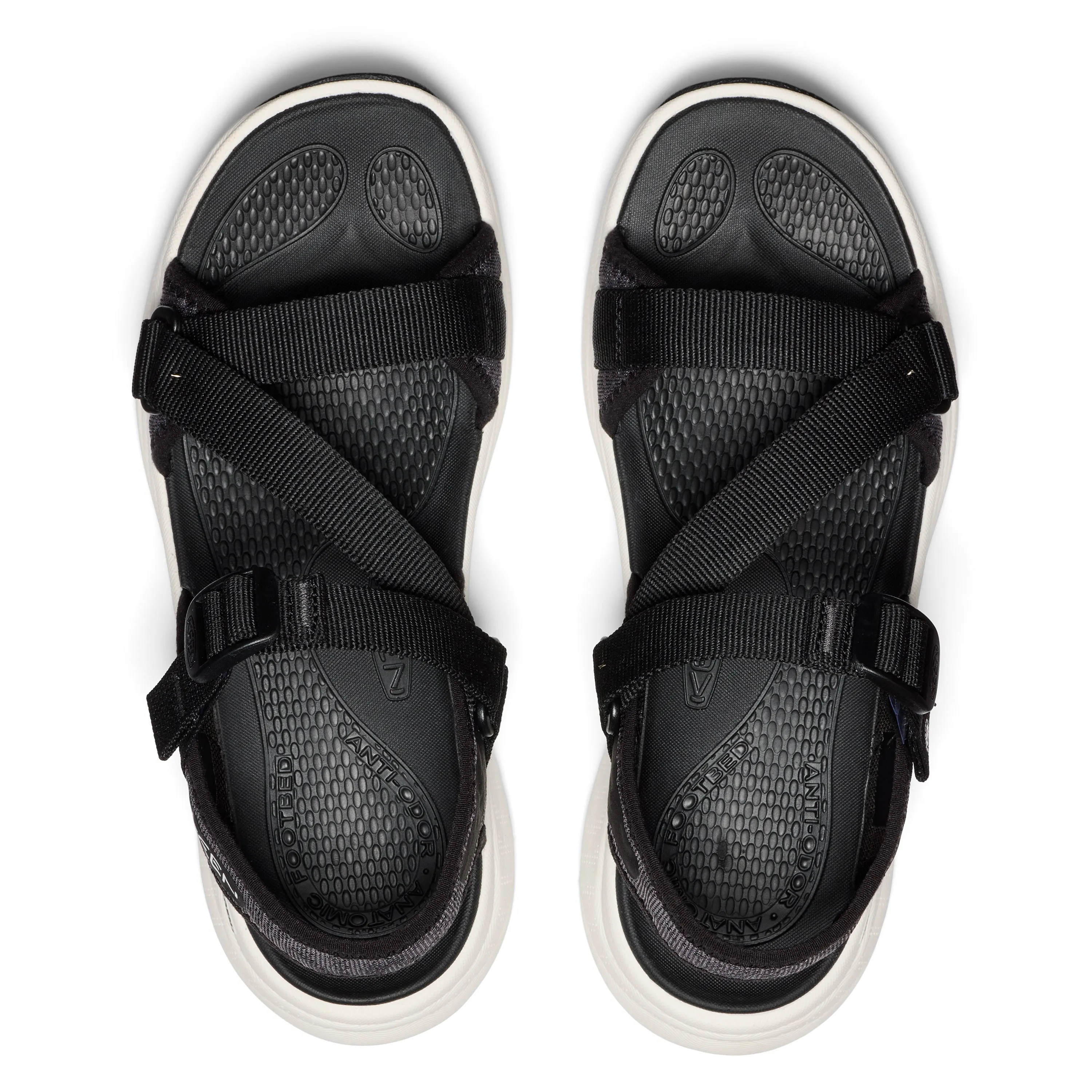 Women's Leiki Open-Toe Sandal Black Star White