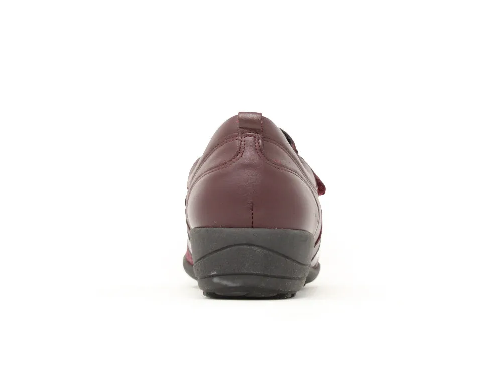 Womens Lightweight Katja Nappa Burgundy Shoes