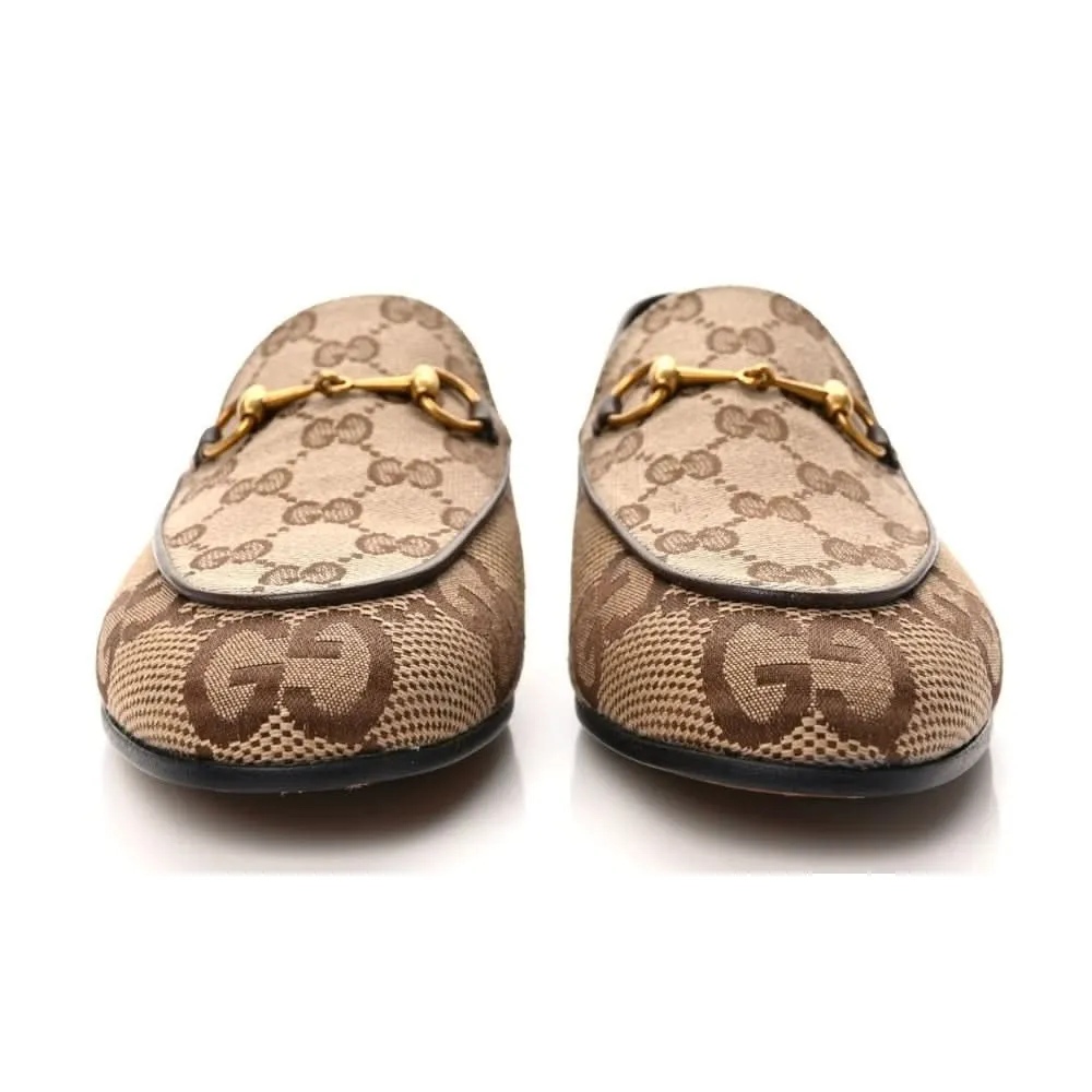 Women's Maxi GG Gucci Jordaan Loafer 'Camel Ebony'